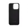Evelatus Apple iPhone 15 Pro Leather Case Zipper Design Flower Black