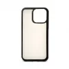 Evelatus Apple iPhone 14 Pro Leather Case Zipper Design Flower White