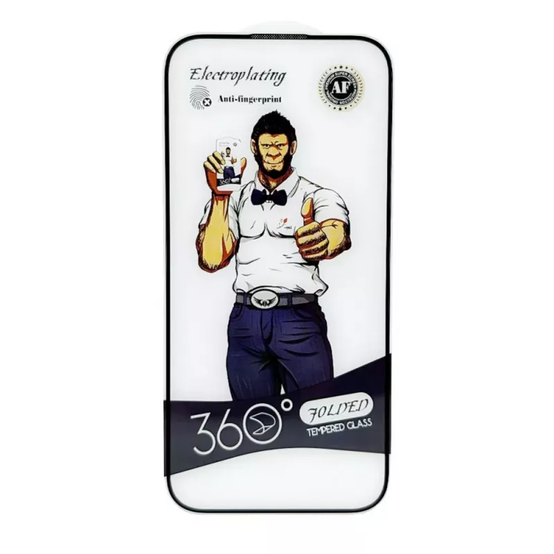 Evelatus Apple iPhone 15 Pro 2.5D Full Cover Glass Anti-Static Light Black Screen Protector