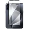 Evelatus Apple iPhone 15 Pro 2.5D Full Cover Glass Anti-Static Light Black Screen Protector