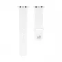 Connect Watch 38/40/41mm Silicone Loop Watch Strap (110mm S/M) White