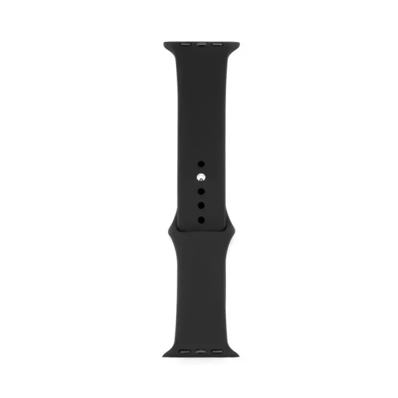 Connect Watch 42/44/45mm Silicone Loop Watch Strap (S/M 110mm) Black