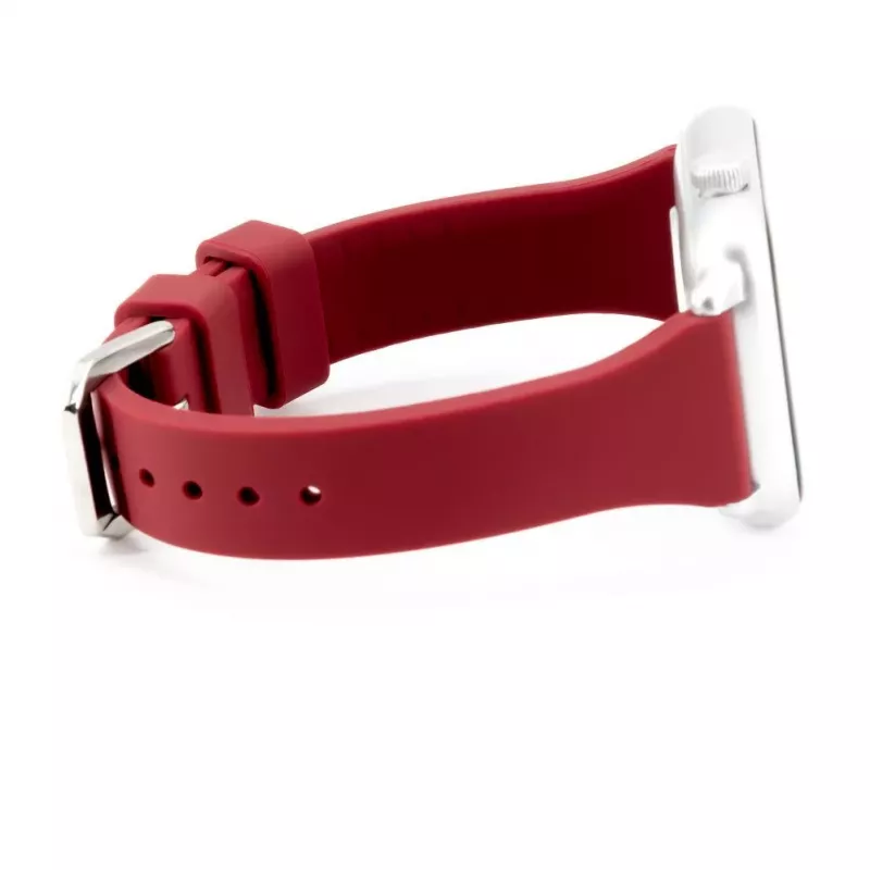 Connect 20mm T-buckle Silicone Loop Watch Strap (130mm M/L) Plum