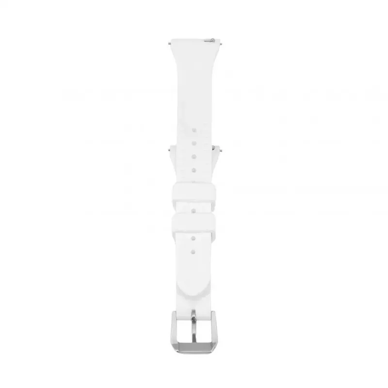 Connect 22mm T-buckle Silicone Loop Watch Strap (130mm M/L) White