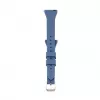 Connect 22mm T-Buckle Silicone Loop Watch Strap (130mm M/L) Blue