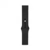 Connect 22mm Silicone Loop Watch Strap (S/M 110mm) Black