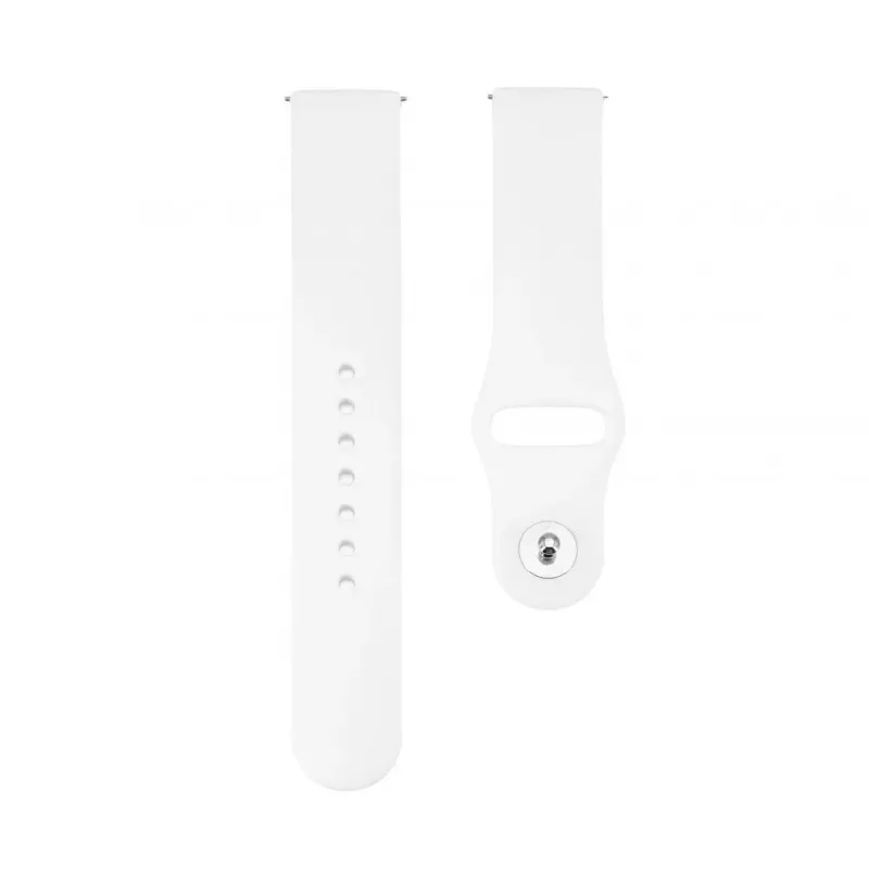 Connect 22mm Silicone Loop Watch Strap (S/M 110mm) White