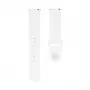 Connect 22mm Silicone Loop Watch Strap (S/M 110mm) White