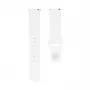 Connect 20mm Silicone Loop Watch Strap (S/M 110mm) White