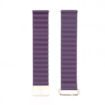 Connect 20mm Genuine Leather Watch Strap with Magnetic Clasp - Crimson Cherry (130mm M/L)