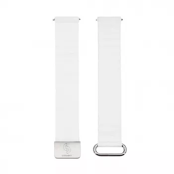 Connect 20mm Cortical Back Buckle Magnetic Suction Watch Strap (130mm M/L) White