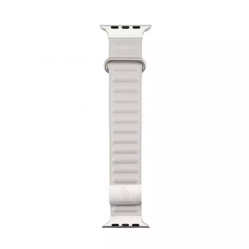 Connect Watch 38/40/41mm Premium Synthetic Leather Magnetic Link Strap Starlight