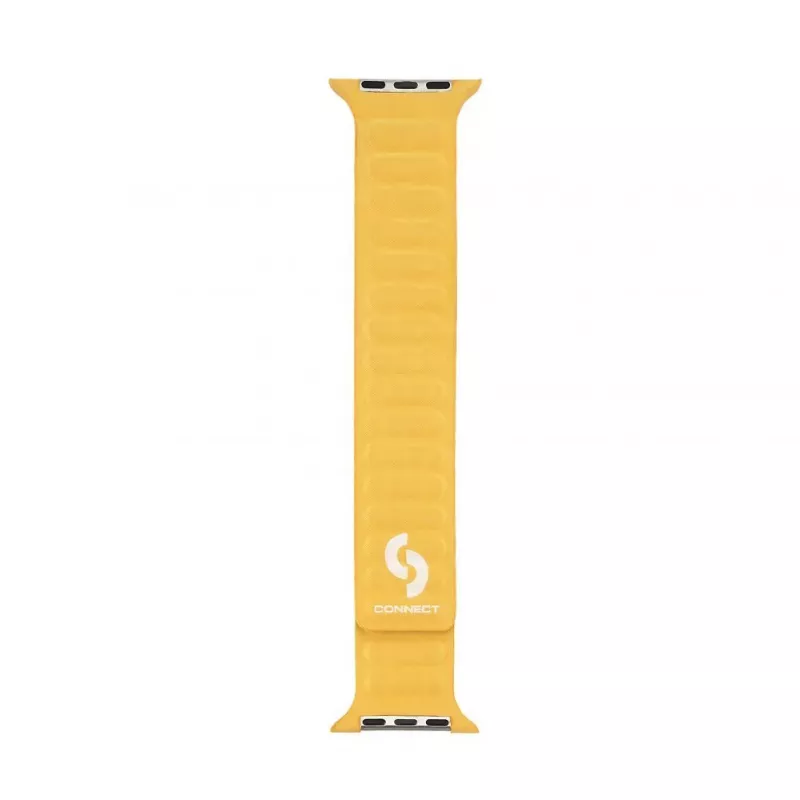 Connect Watch 38/40/41mm Fine Woven Twill Magnetic Chain Watch Strap Yellow