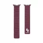 Connect Watch 38/40/41mm Fine Woven Twill Magnetic Chain Watch Strap Plum