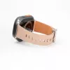 Connect Watch 38/40/41mm Single Loop Buckle Leather Watch Strap Rose Pink