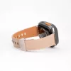 Connect Watch 38/40/41mm Single Loop Buckle Leather Watch Strap Rose Pink