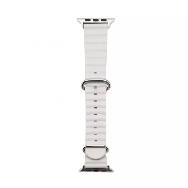 Connect Watch 38/40/41mm Marine Leather Watch Strap Starlight