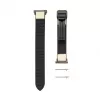 Connect 20mm Silicone Leather Watch Straps with Magnetic White