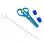 iLike S3 Accessory Set 3in1 for 3D Printing Pen - Cleaner Needle / Scissors / 2 Finger Covers