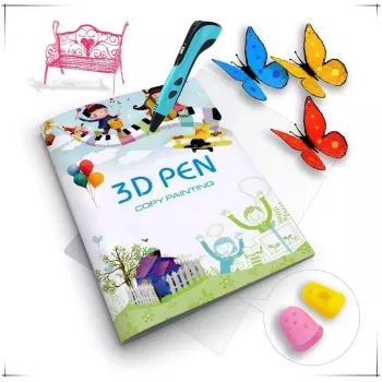 iLike S5 Painting Book for 3D Printing Pen Figure Creation and Learning - 22 Patterns