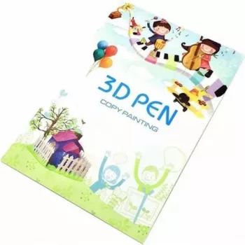 iLike S6 Painting Book for 3D Printing Pen Figure Creation and Learning, 40 Patterns