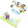 iLike S6 Painting Book for 3D Printing Pen Figure Creation and Learning, 40 Patterns