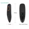 CP G10s Universal Smart TV Air Mouse - Wireless / IR Remote Voice Assistant & Gyroscope Black