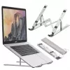 iLike STM1 Metal Foldable Notebook Stand for 10-17.3 inch Laptops - Silver