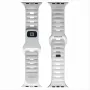 Evelatus Apple Watch 42/44/45mm Sport Silicone Loop Band White