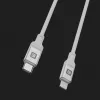Evelatus USB-C to Lightning Cable 1.2m 60W (MFI09) Aluminum Housing Braided White