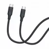 Evelatus USB-C to USB-C Silicone Cable 1.2m 60W / 20V 3A Black
