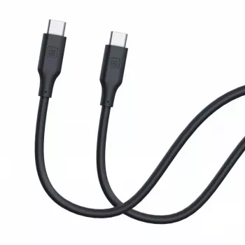Evelatus USB-C to USB-C Silicone Cable 1.2m 60W / 20V 3A Black