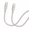 Evelatus USB-C to USB-C Silicone Cable 1.2m 60W / 20V 3A Warm Gray