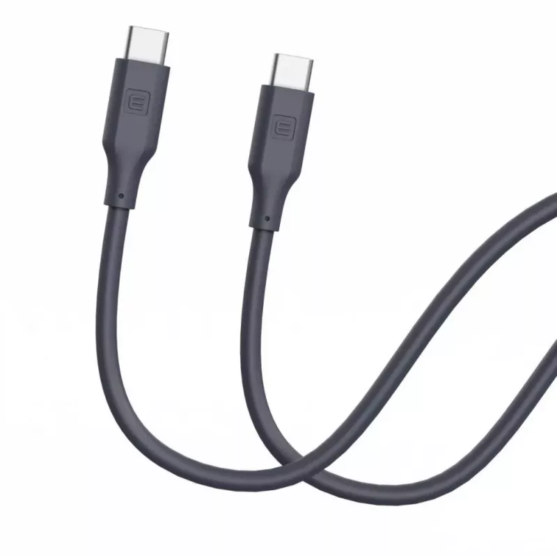 Evelatus USB-C to USB-C Silicone Cable 1.2m 60W 20V/3A Blue