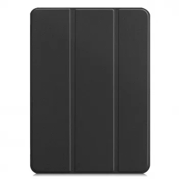 iLike iPad Pro 11 4th Gen Tri-Fold Eco-Leather Stand Case Black