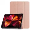 iLike Galaxy Tab S9 FE Tri-Fold Eco-Leather Stand Case Rose Gold