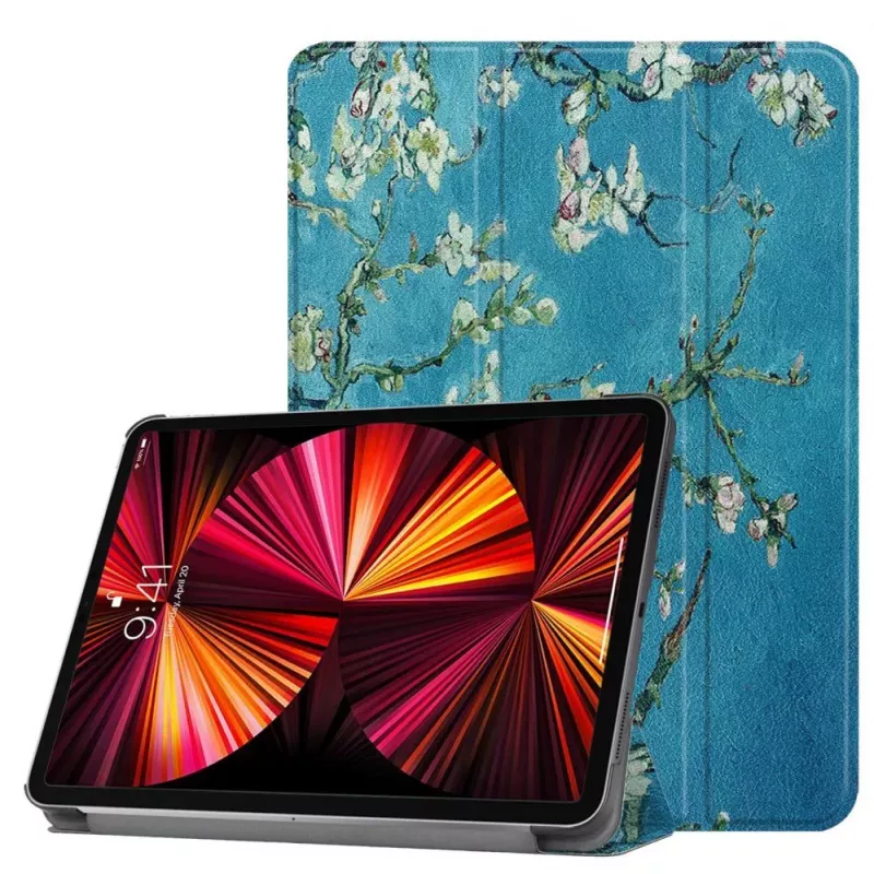 iLike MatePad 10.4 Tri-Fold Eco-Leather Stand Case Sakura