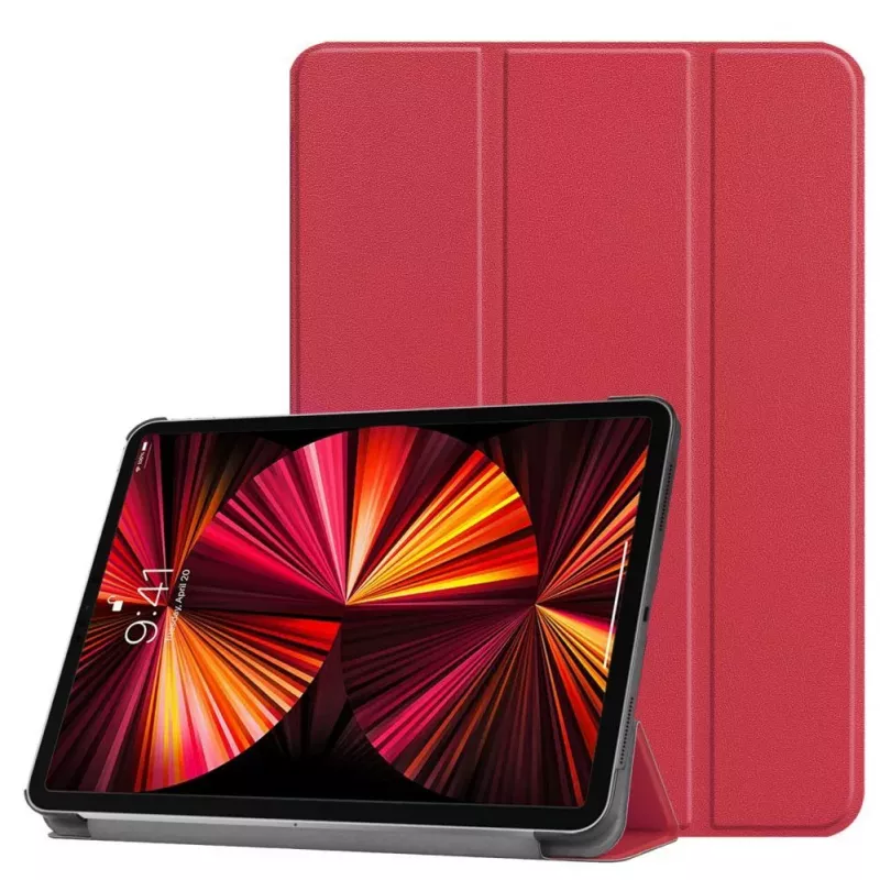 iLike Tab M8 8 4th Gen TB-300 Tri-Fold Eco-Leather Stand Case Coral Pink