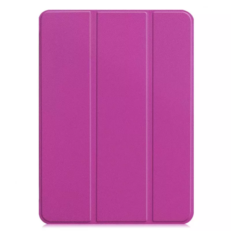 iLike iPad Pro 11 4th Gen Tri-Fold Eco-Leather Stand Case Purple