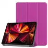 iLike Galaxy Tab S9 FE Plus Tri-Fold Eco-Leather Stand Case Purple