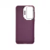 iLike Samsung Galaxy A15 Hybrid Case with Camera Stand Plum
