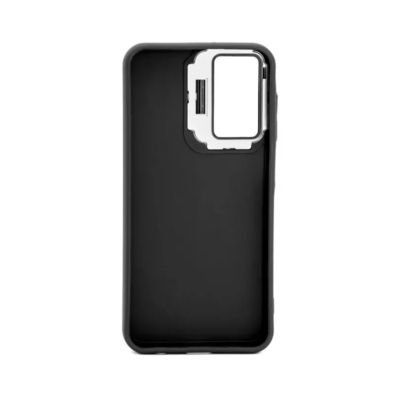 iLike Samsung Galaxy A35 Hybrid Case with Camera Stand Black