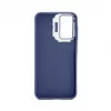 iLike Samsung Galaxy A35 Hybrid Case with Camera Stand Blue
