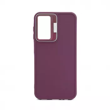 iLike Samsung Galaxy A35 Hybrid Case with Camera Stand Plum