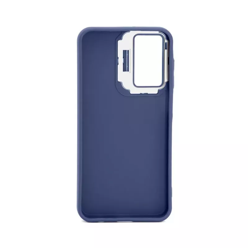 iLike Samsung Galaxy A55 Hybrid Case with Camera Stand Blue