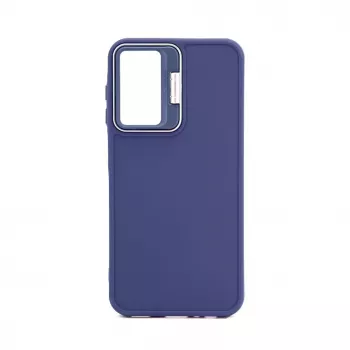 iLike Samsung Galaxy A55 Hybrid Case with Camera Stand Blue