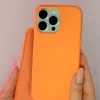 Evelatus Apple iPhone 15 Pro Max Premium MagSafe Soft Touch Silicone Case New Function Orange