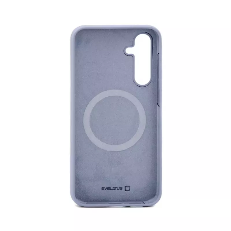 Evelatus Samsung Galaxy S23 FE Premium Soft Touch Silicone Case Lavender Gray