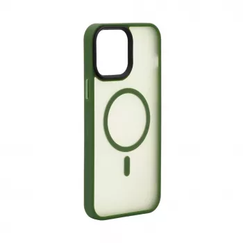 Evelatus Apple iPhone 13 Pro Max Hybrid Case With MagSafe PC+TPU Green