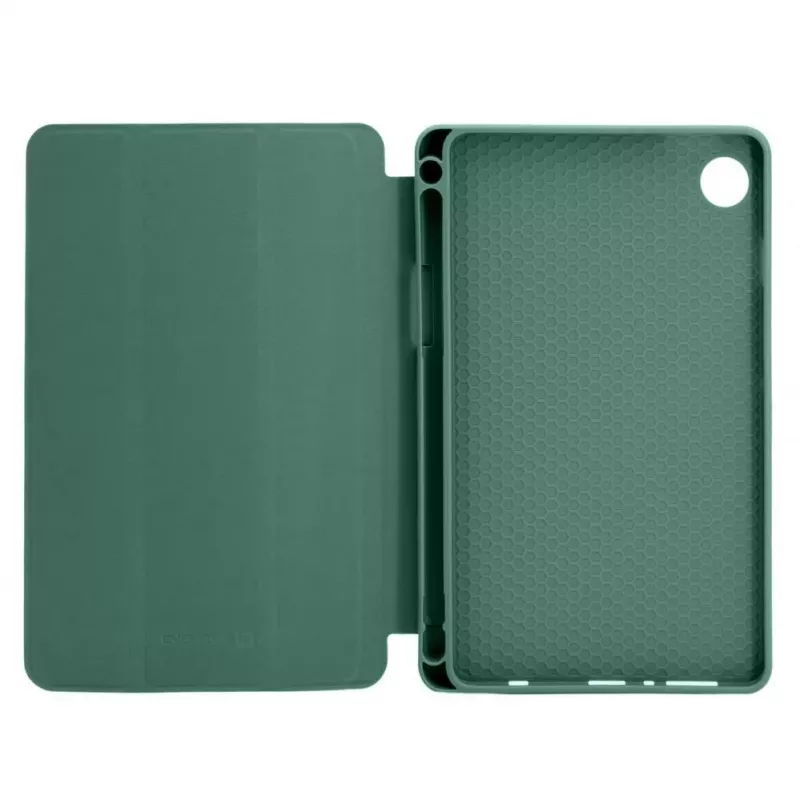Evelatus Galaxy Tab A9 Tablet Case with Imitate Microfiber Inside Green